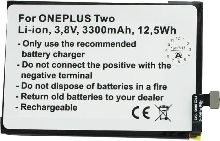 Produktbild AccuCell Akku ONEPLUS 2, A2001, A2003, A2005, Two, BLP597