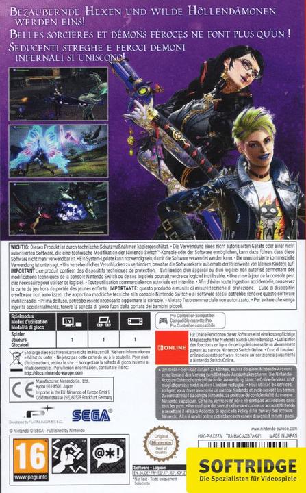 Immagine prodotto Nintendo Bayonetta 3 (Switch, Multilingue)