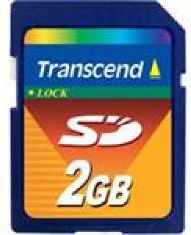 Actual product image Transcend SD Secure Digital Card (2 GB, SD)