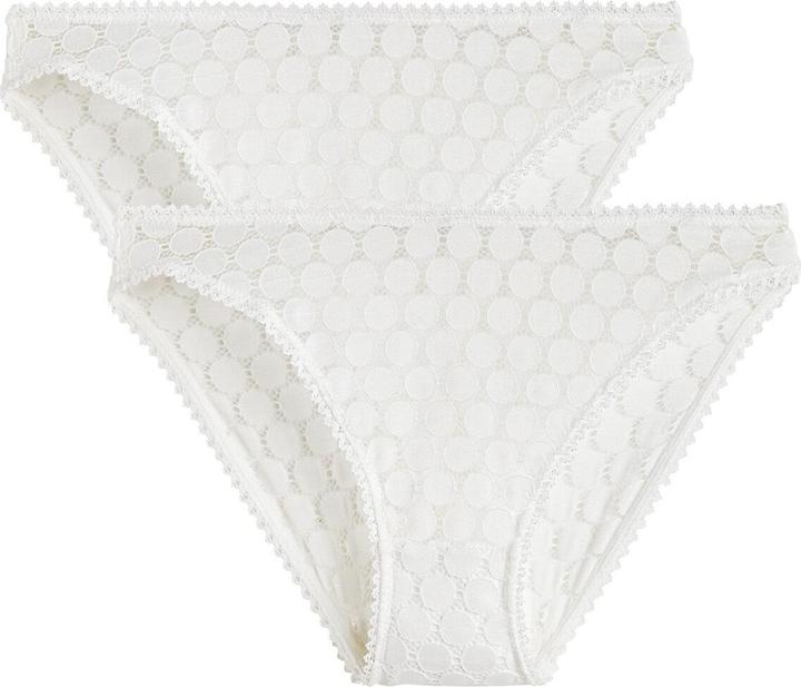 Produktbild La Redoute Collections 2er-Pack Spitzenslips Meylo (42, 2er Pack)