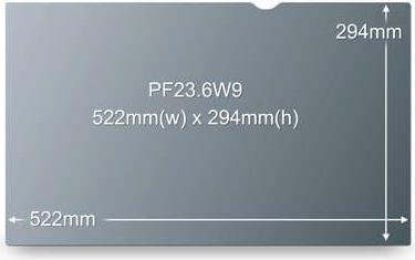 Actual product image 3M Privacy filter for 23.6" widescreen monitor (23.60", 16 : 9)