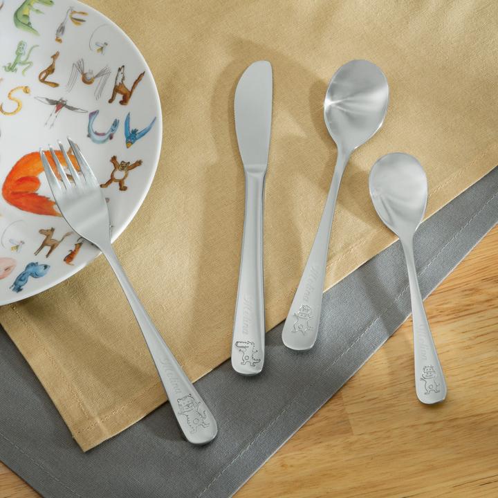 Produktbild Sellmer Kinderbesteck 4-tlg. mit Gravur (4 Stk.)