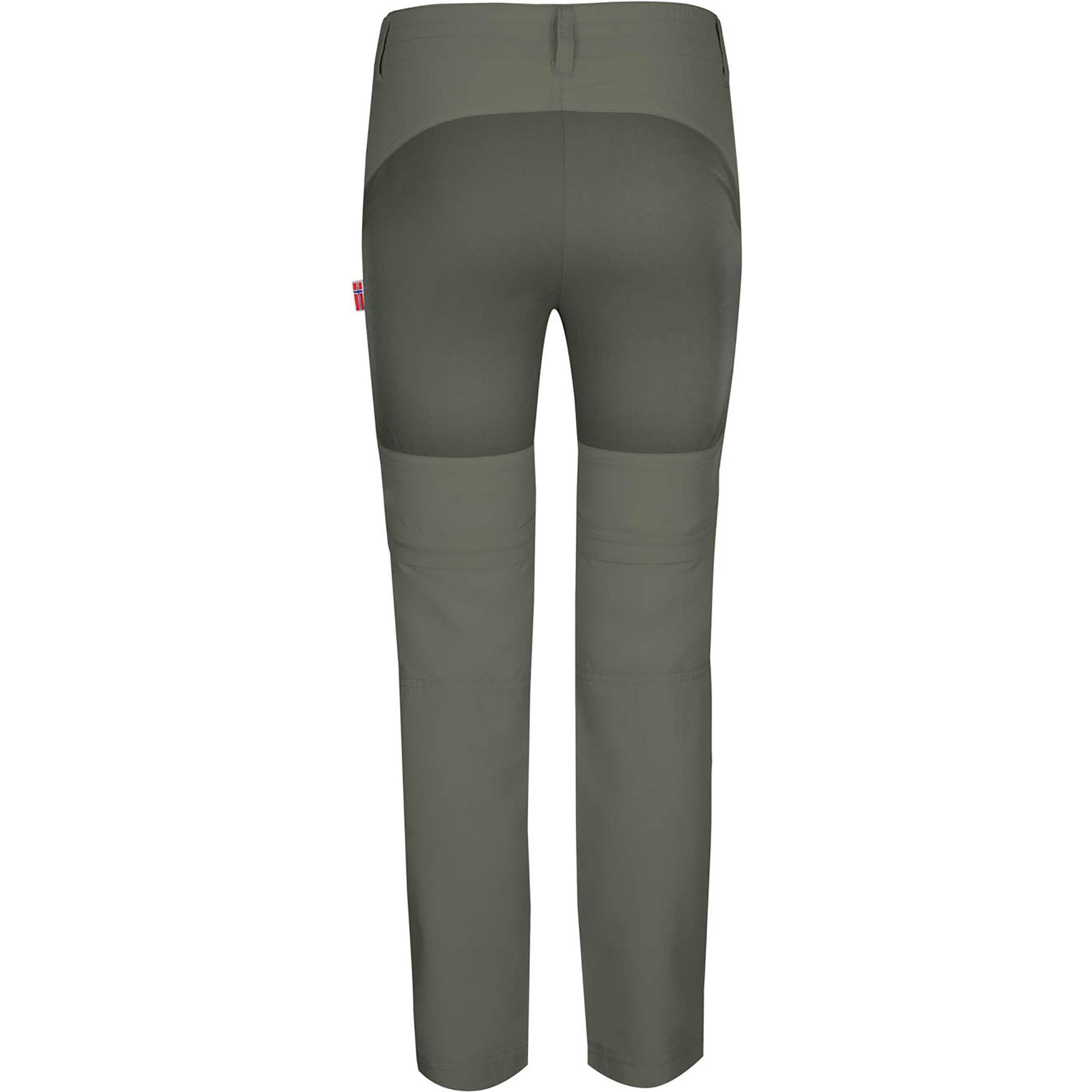 Thumbnail - Trollkids, Unisex, Outdoorhose, Nordfjord Zip-Off Kinder Wanderhose (128), Grün, 128