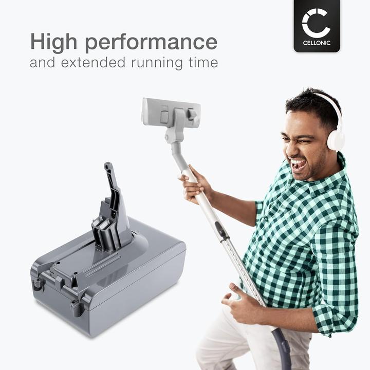 Produktbild Cellonic Staubsauger-Akku für Dyson V8 (21.6V, 4000mAh)