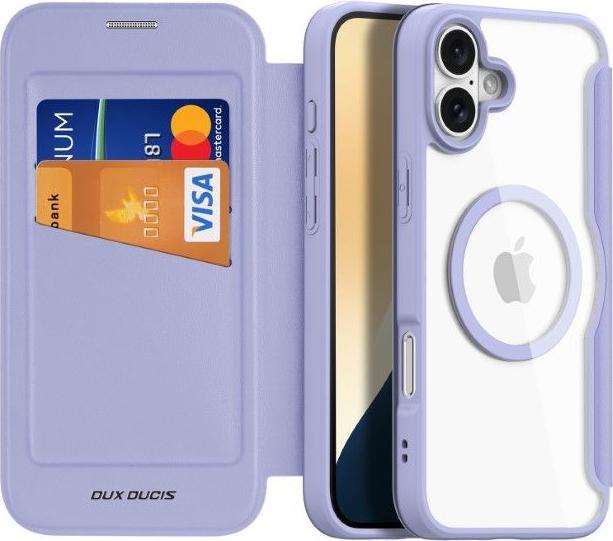 Actual product image Dux Ducis Skin X Pro Magnetic Stand leather case (Apple iPhone 16 Plus)