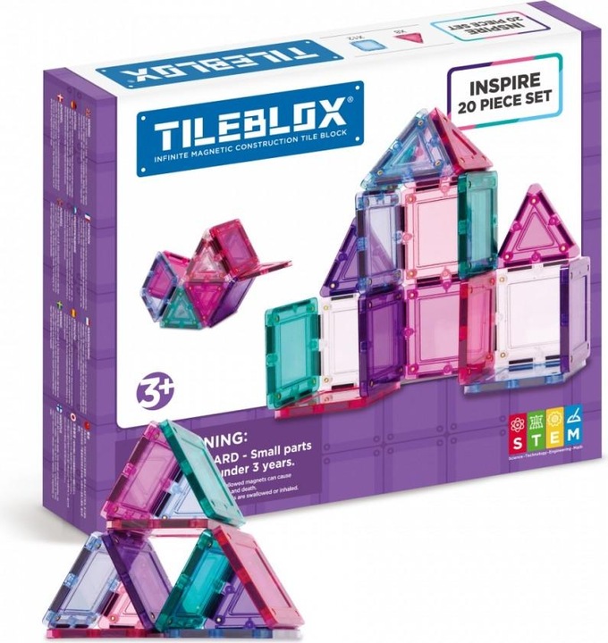 Actual product image No Name Tileblox zestaw pastelowy 20el