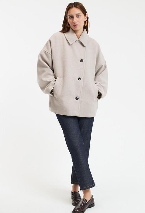 Actual product image La Redoute Collections Kurzmantel mit Knopfverschluss (38, M)