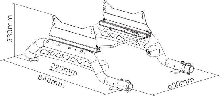 Image du produit Oplite GTR S3 Cadre arrière