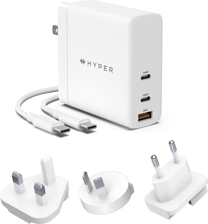 Actual product image Hyper HyperJuice 140W Gan Charger Multi-port (140 W)