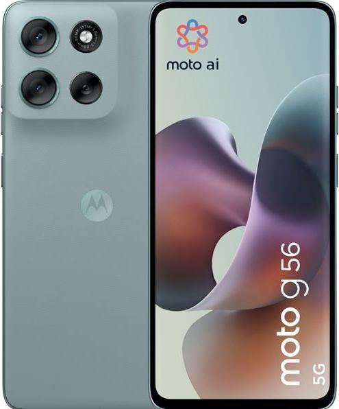 Actual product image Motorola Moto G56 (256 GB, Gray Mist, 6.72", Hybrid Dual SIM, 5G)