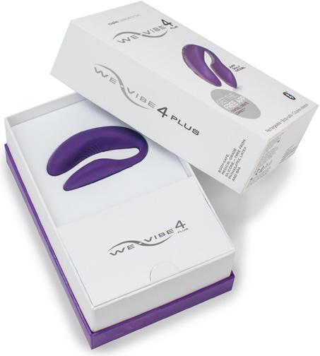 Actual product image We-Vibe Love Toy 4 Plus App Only Model Purple