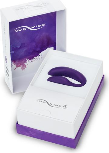 Actual product image We-Vibe Love Toy 4 Plus App Only Model Purple