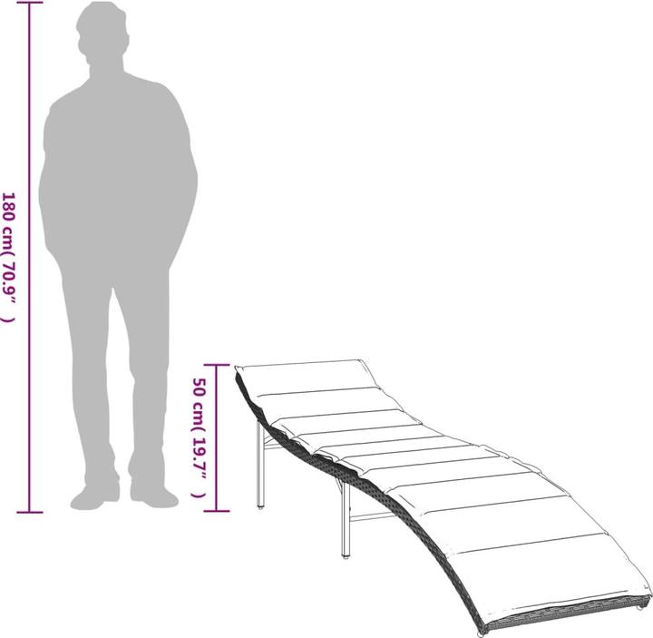 Immagine prodotto vidaXL Sonnenliege (199 cm)