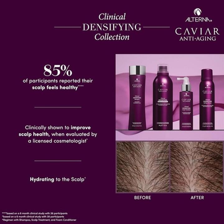 Productafbeelding Alterna Caviar Clinical Verdichtende Shampoo voor Dun en Verzwakt Haar (Verdikt Dunner Haar (Vloeibare shampoo, 85 ml)