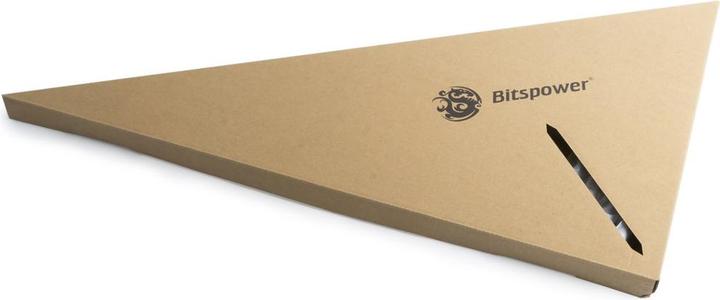 Actual product image Bitspower Brass Hardtube 16mm OD, 220x300mm, 90 Degree - 4 Pack (0.31 m, Metal)