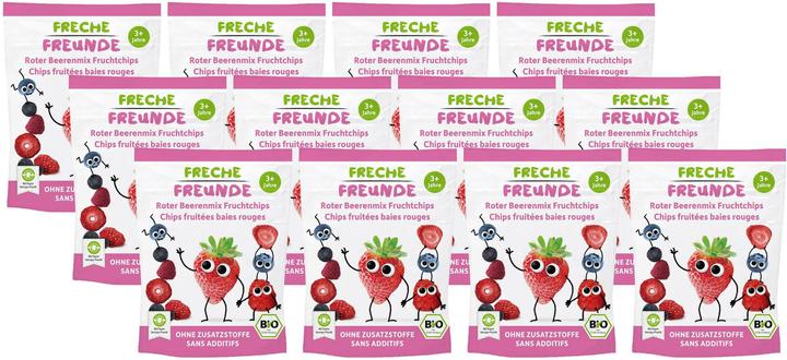 Produktbild Freche Freunde FF Roter Beerenmix Chips BIO BTL (120 g)