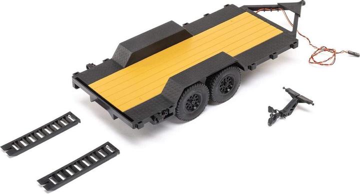 Immagine prodotto Axial Rimorchio pianale a 2 assi 1:24 (RTR pronto all'uso)
