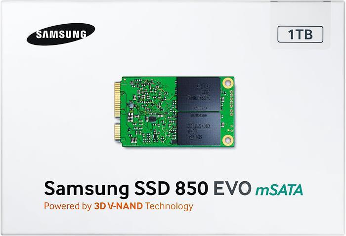 Actual product image Samsung 850 Evo (1000 GB, mSATA)