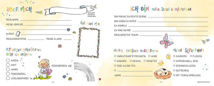 Productafbeelding Freundebuch - Mutig, stark & wunderbar (Duits, Nicki Pollmeier, 2025)