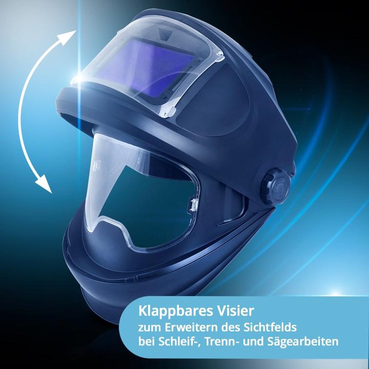 Produktbild Stahlwerk Schweisshelm MASTER 3-in-1 mit Fernbedienung, klappbarem Visier