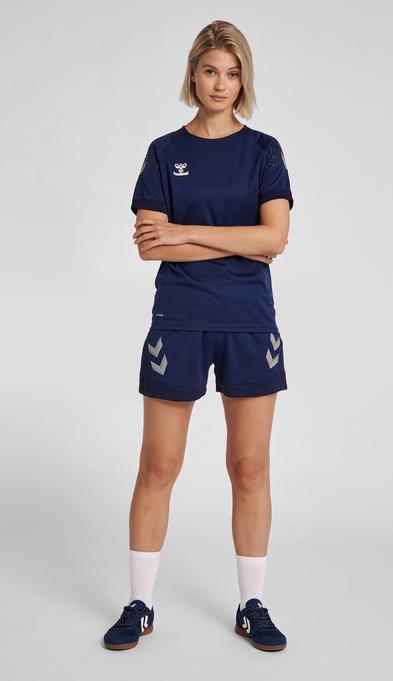 Actual product image hummel Lead Womens Poly Shorts (XS)