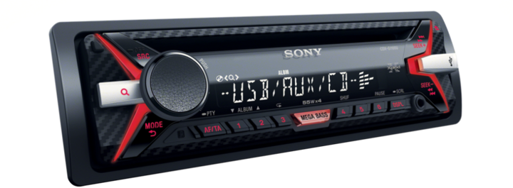 Produktbild Sony CDX-G1100U (Rot)