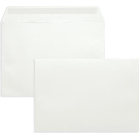 Blanke, Briefumschlag, Briefumschläge C4 120g/qm haftklebend VE=100 Stück alpinweiss (C4, 100 x)