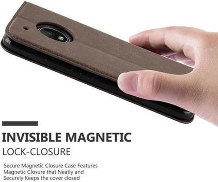 Produktbild Cadorabo Book Invisible Magnet Cover (Motorola Moto G5 Plus)