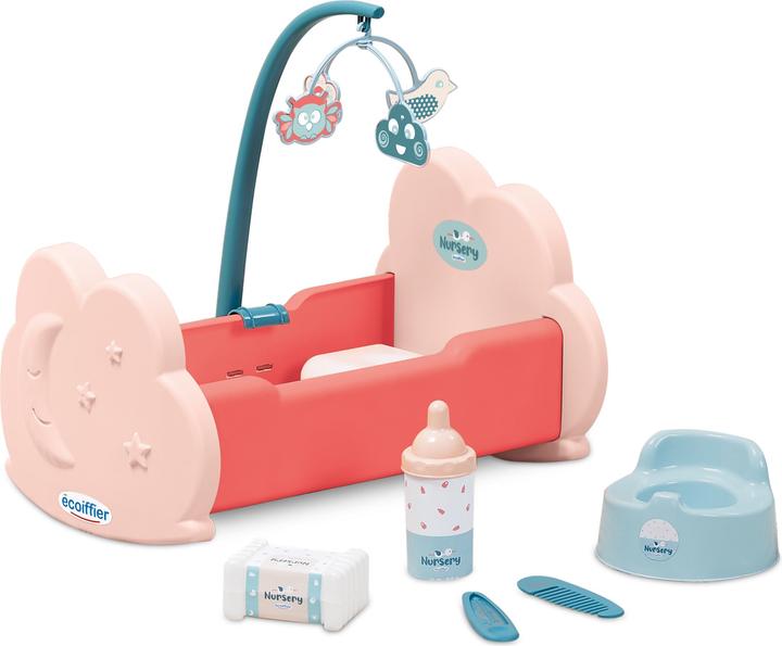 Image du produit Ecoiffier Berceau de poupée avec accessoires, 6 pcs.