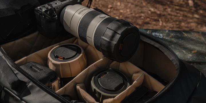 Produktbild PolarPro Objektivdeckel Defender Pro (81-90 mm Durchmesser) - Schwarz