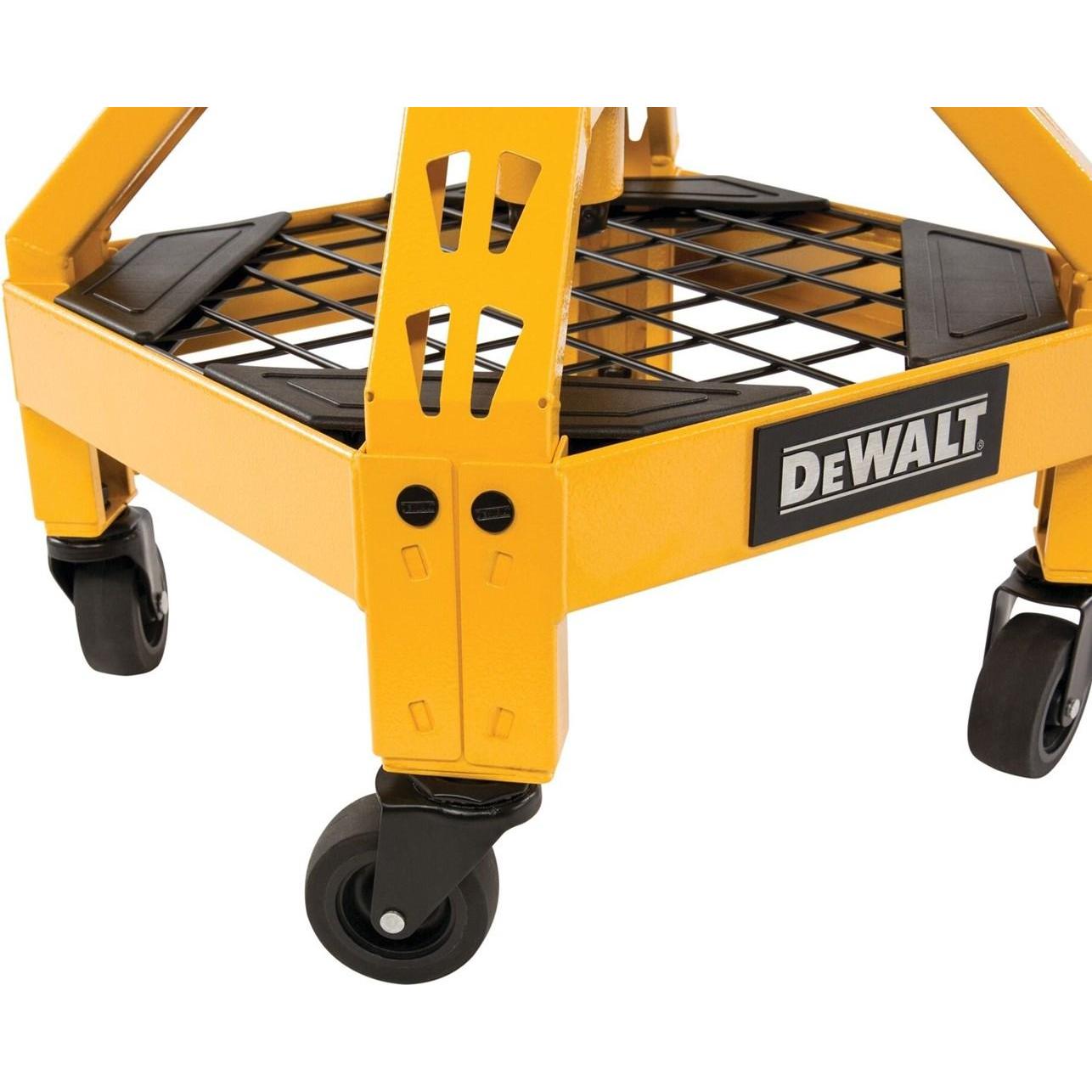 DeWalt, Banco da lavoro, Sgabello da negozio regolabile con rotelle (40 cm, 40 cm)