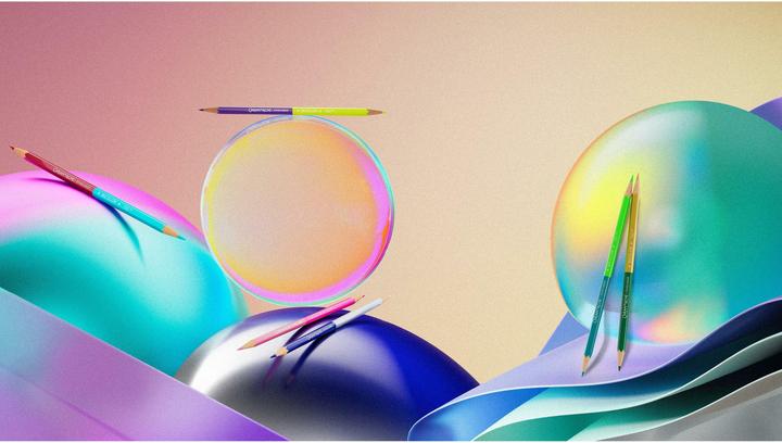 Produktbild Caran d'Ache Claim Your Style Bicolor Sonderedition (6x)