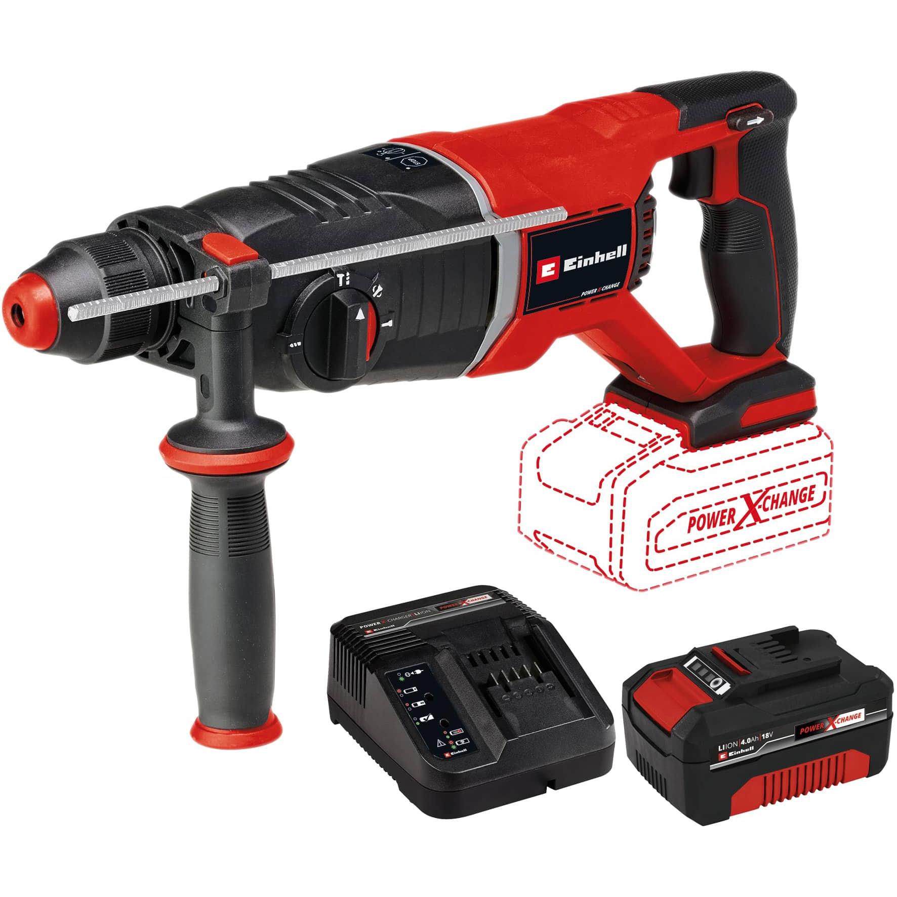 Einhell, Bohrmaschine + Akkuschrauber, Akku-Bohrhammer TP-HD 18/26 D Li BL Kit (1x 4,0 Ah)