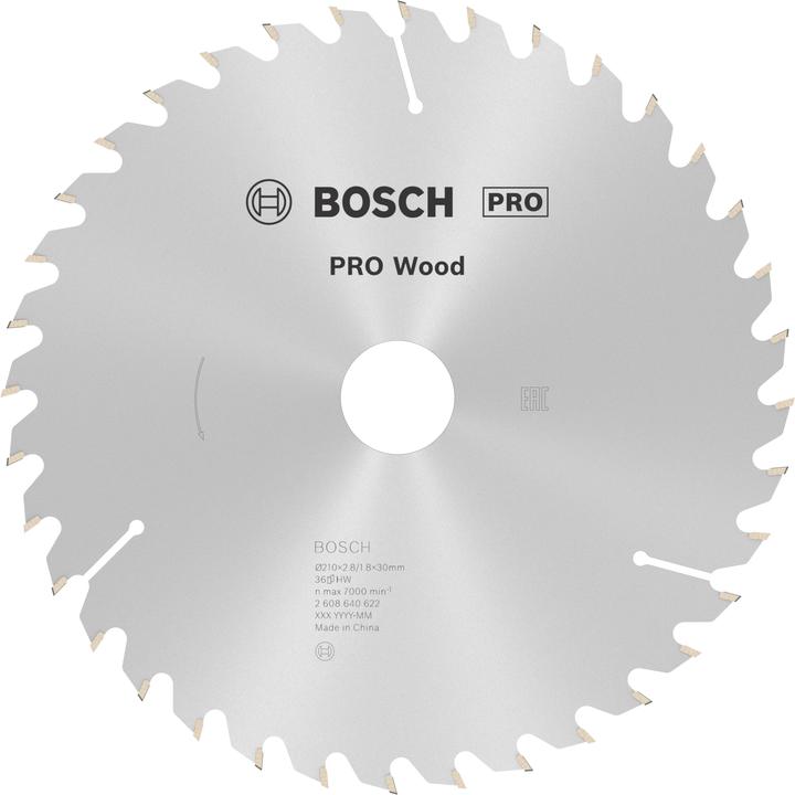 Produktbild Bosch Professional Zubehör PRO Wood Kreissägeblatt, 210 x 2.8 x 30 mm