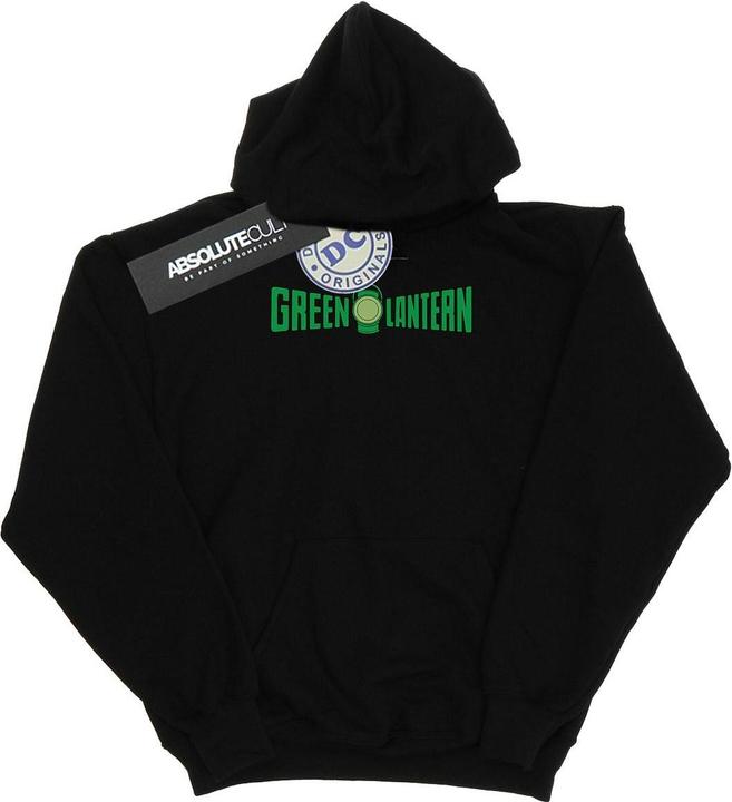 Actual product image Mens Green Lantern Text Logo Hoodie (L)