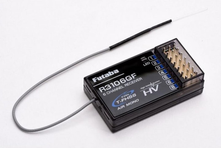 Actual product image Futaba R3106GF T-FHSS Receiver (w/o Telemetry)