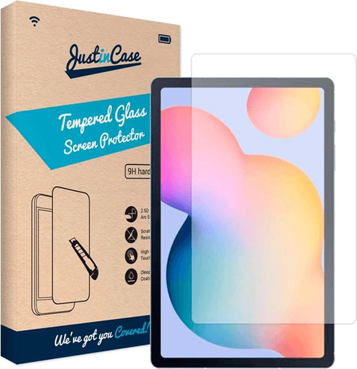 Produktbild Just in Case GehÃ¤rtetes Glas Displayschutzfolie Samsung Galaxy Tab S6 Lite (1 Stück, Galaxy Tab S6 Lite)