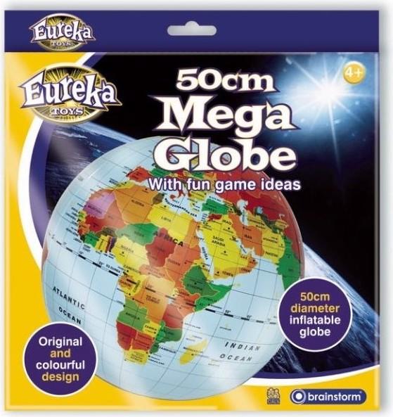 Produktbild Brainstorm opblaasbare mega globe 50cm (50 cm)