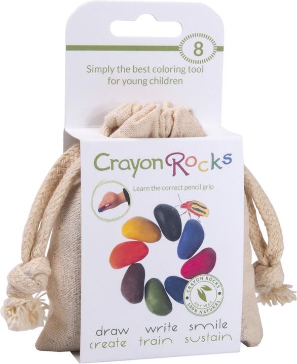 Produktbild Crayon Rocks Baumwollsäckchen 8 Farben (8x)