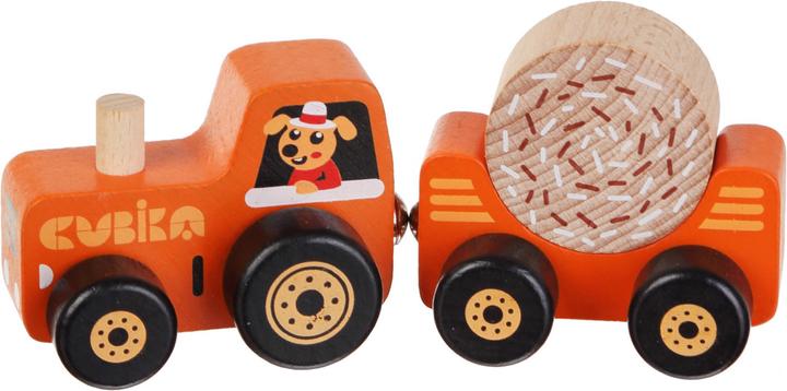 Actual product image Cubika Wooden toy "Tractor