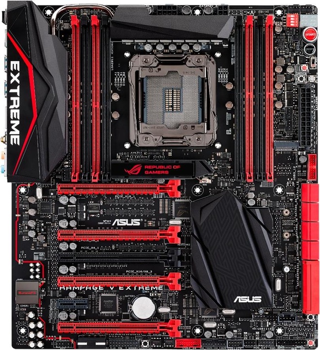 Actual product image ASUS Rampage V Extreme/U3.1 (LGA 2011-v3, Intel X99, E-ATX)
