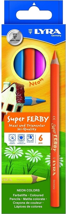 Produktbild Lyra Super Ferby® Cardboard Box K06 Neon (Neon, 6 x)