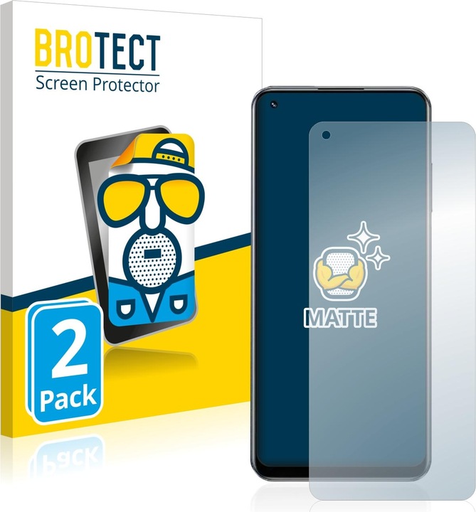 Actual product image BROTECT Anti-glare screen protector matt (2 Piece, HTC 10)