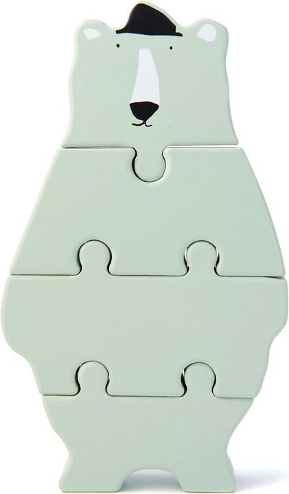 Produktbild Trixie Baby Houten dierenvormpuzzel - Mr. Polar Bear