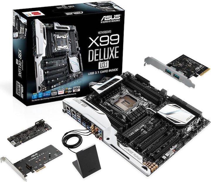 Image du produit ASUS X99-Deluxe/U3.1 (LGA 2011-v3, Intel X99, ATX)