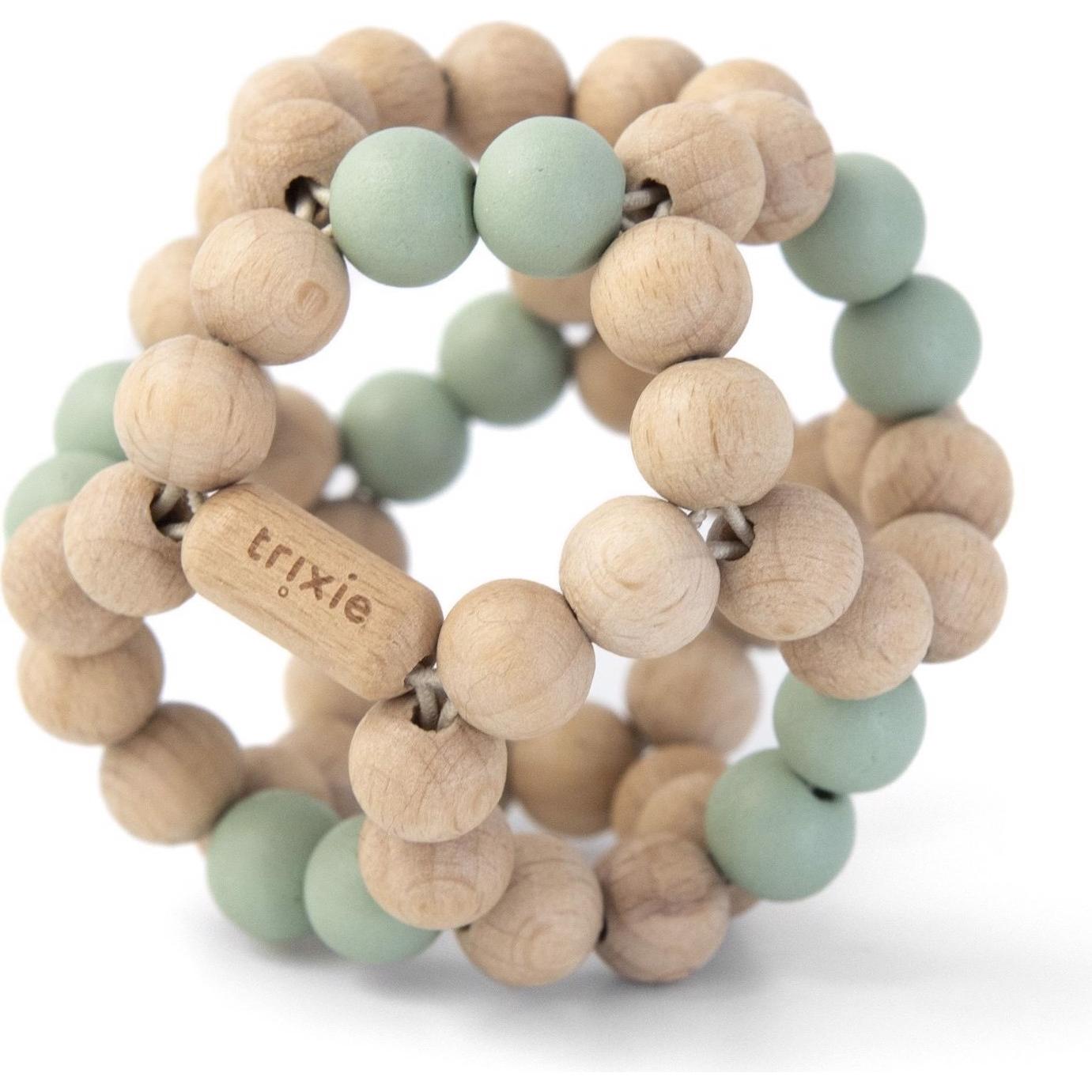 Trixie Houten kralenbal - Munt