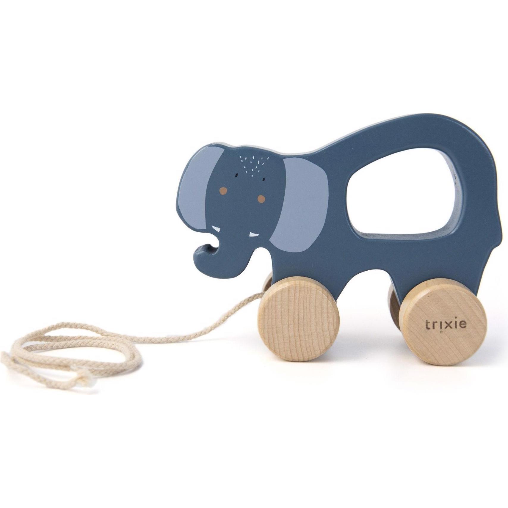 Trixie Houten trekspeeltje - Mrs. Elephant