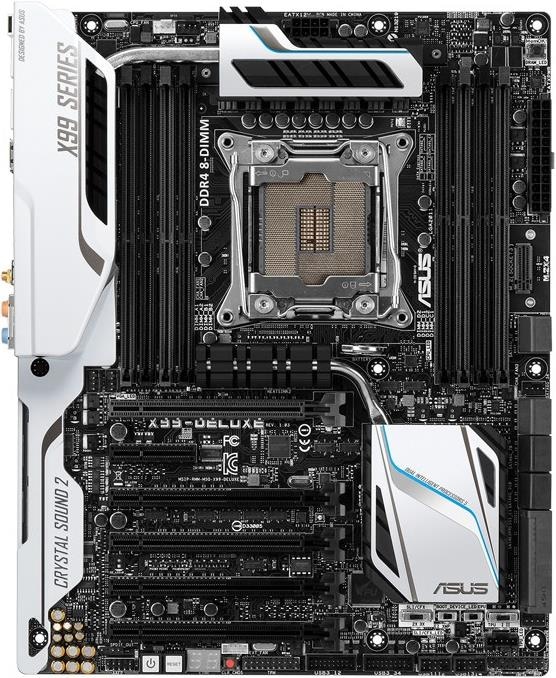 Image du produit ASUS X99-Deluxe/U3.1 (LGA 2011-v3, Intel X99, ATX)