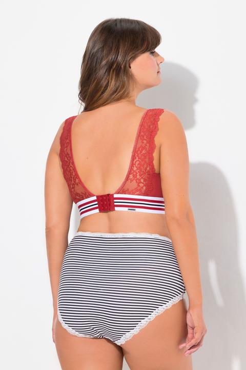Produktbild Ulla Popken Minimizer-Bralette, Spitze, ohne Bügel (100 F)