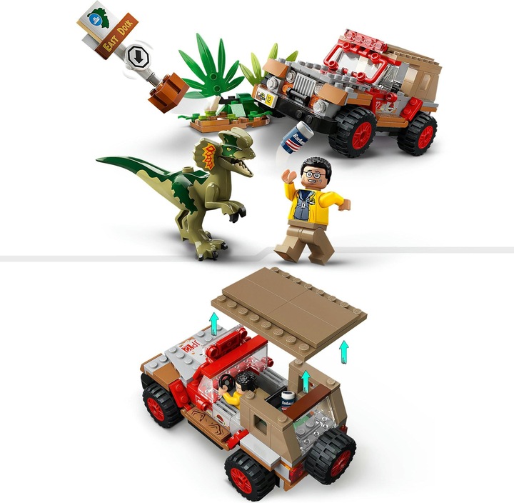 Productafbeelding LEGO 76958 Hinderlaag van de Dilophosaurus (76958, LEGO Jurassic World)